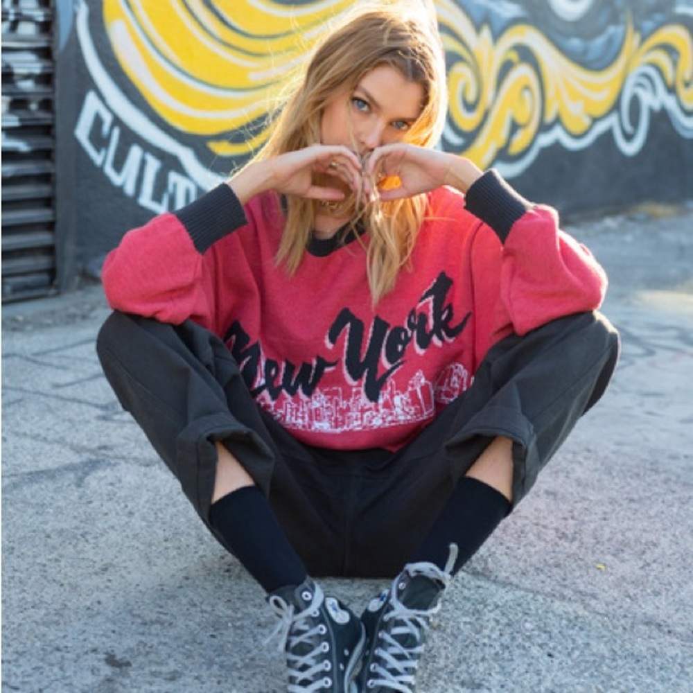 RVCA x Stella Maxwell sweater